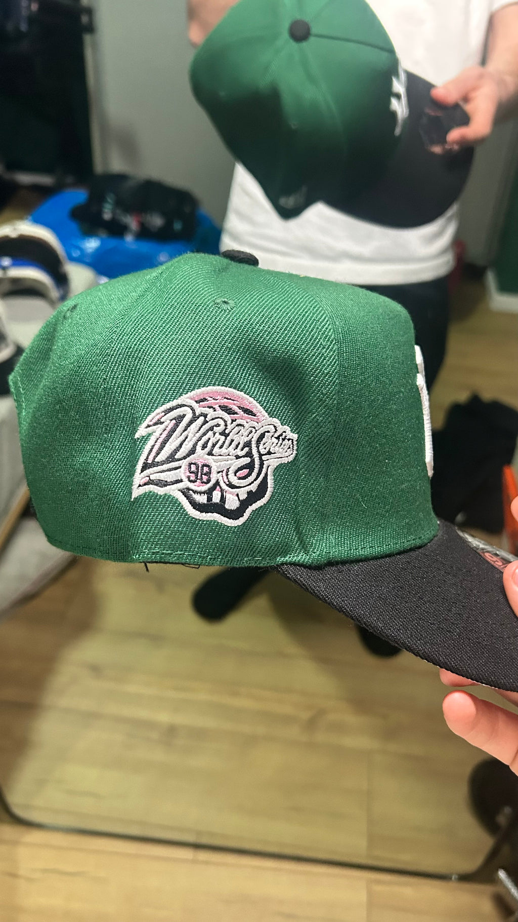 SnapBack🧢-ירוק פלוס וורוד💚🦩