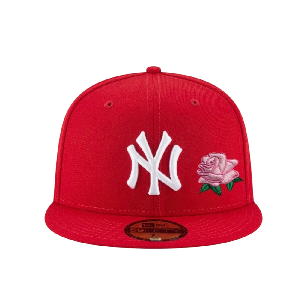 59FIFTY-אדום פרחוני❤️
