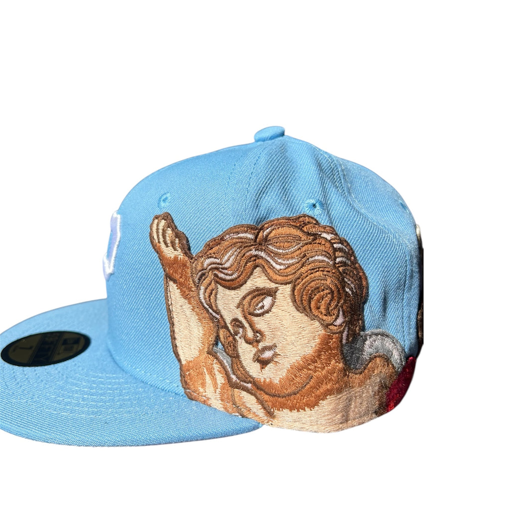 כובע מלאכים - תכלת