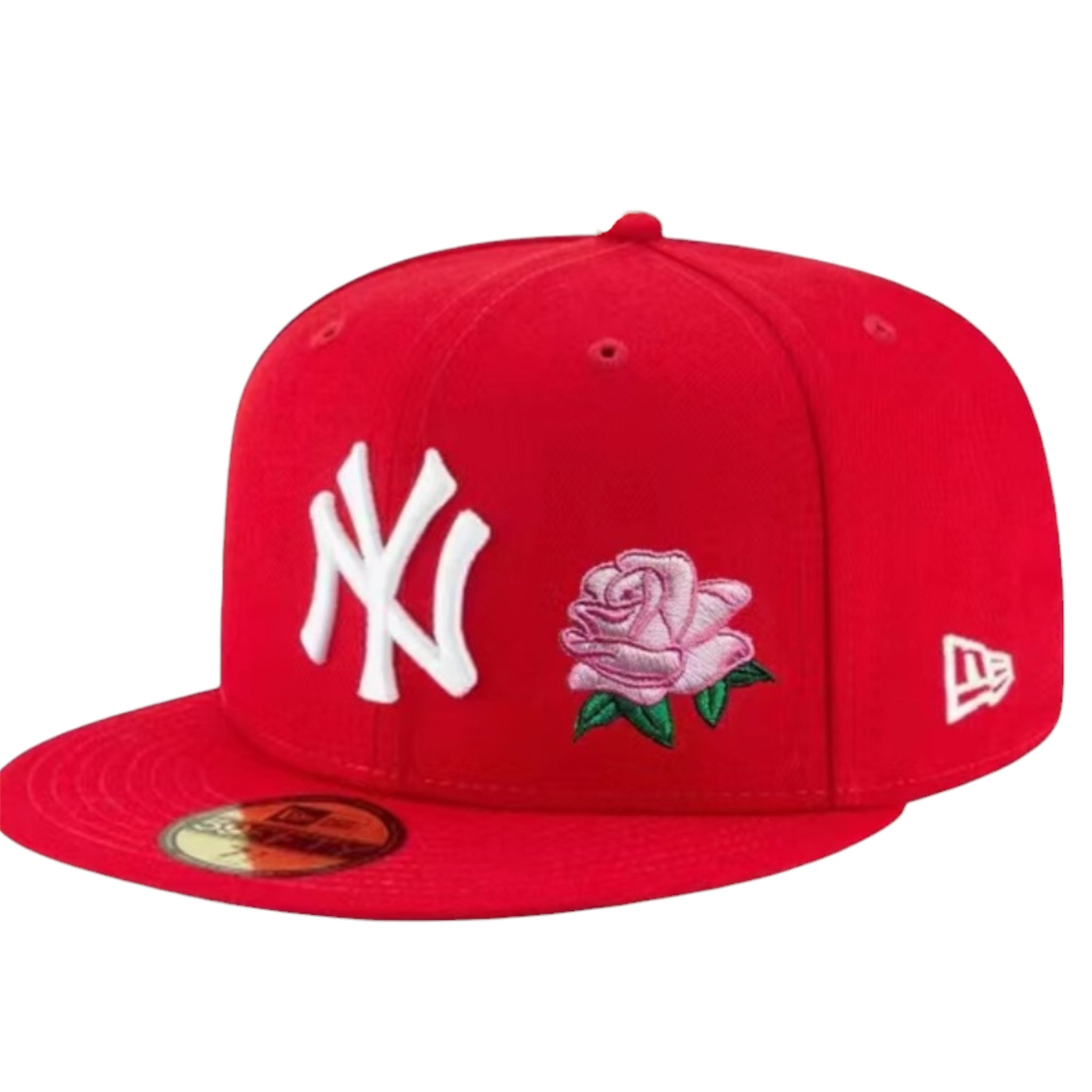 59FIFTY-אדום פרחוני❤️