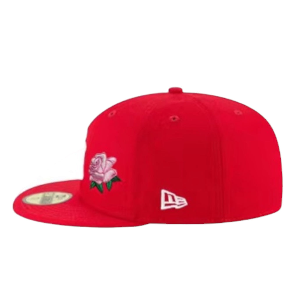 59FIFTY-אדום פרחוני❤️