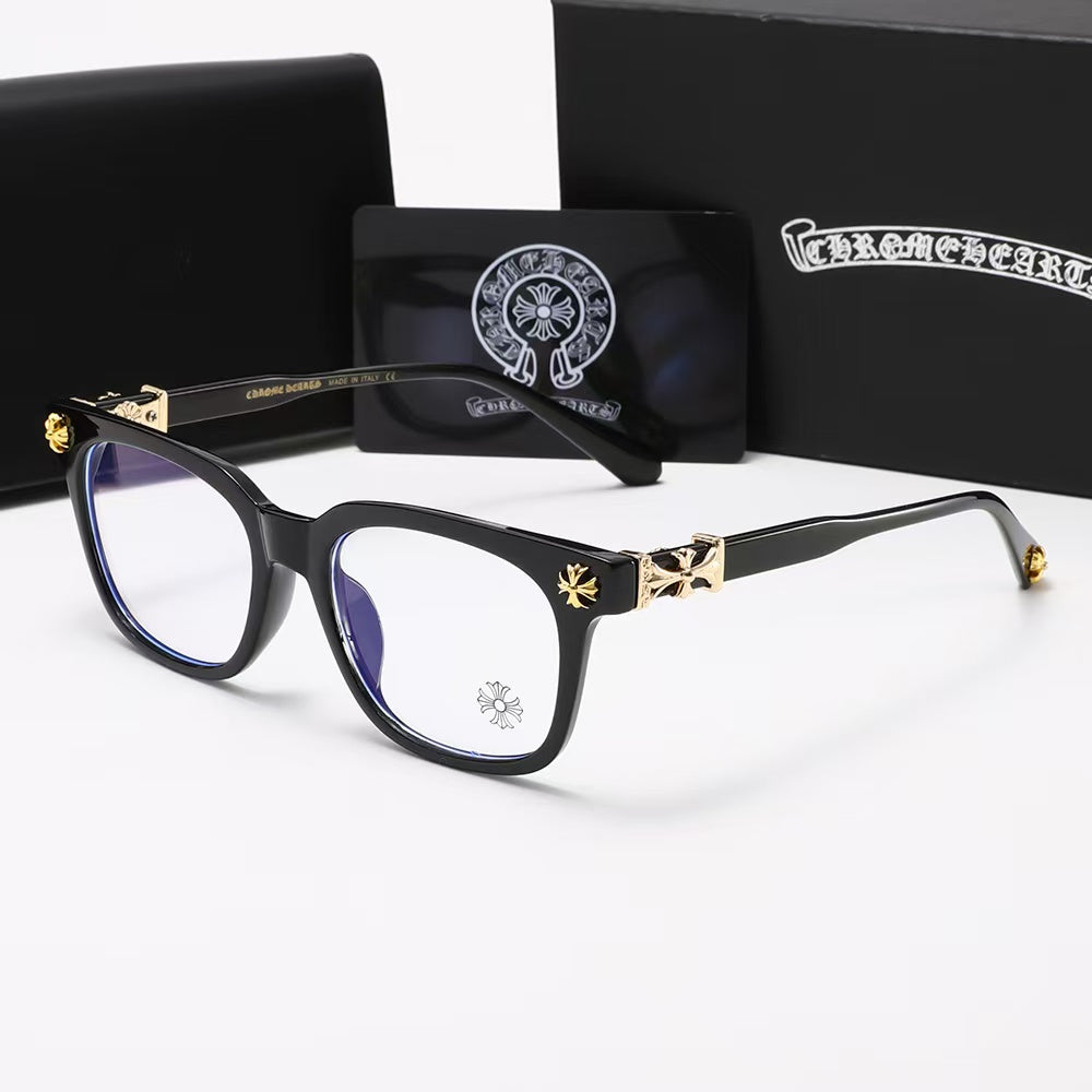 Chrome Heart Glasses-שחור זהב⚜️🖤