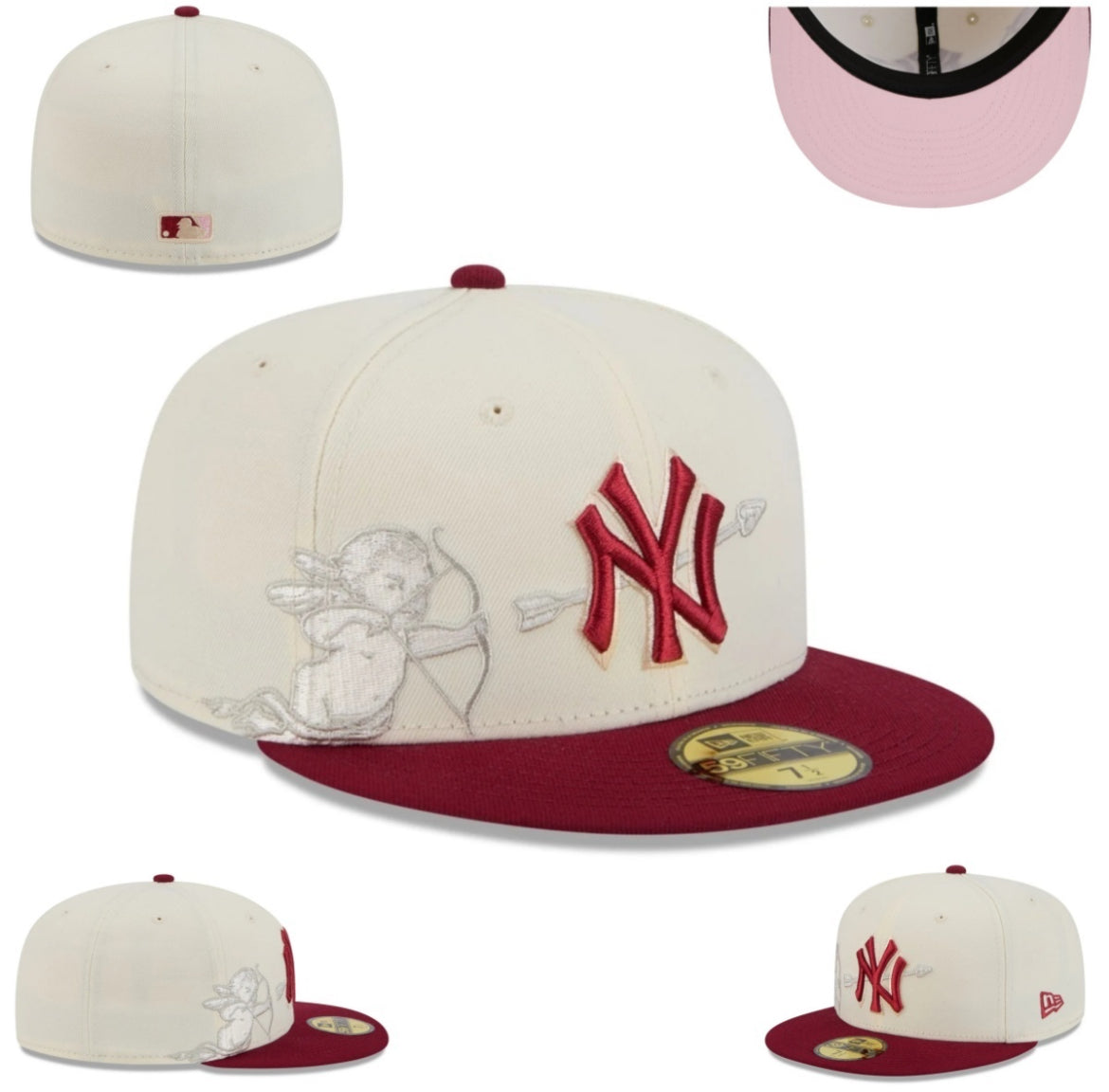 59FIFTY - לבן אדום