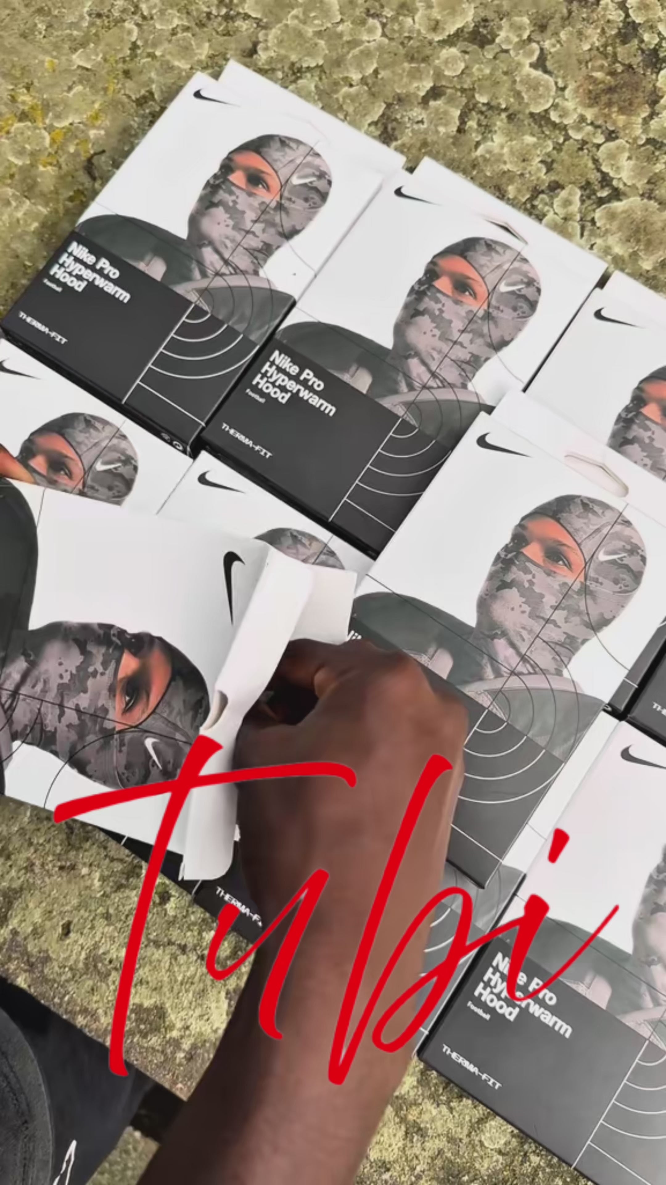 מסכת נייקי🥷-אפור צבאי🩶